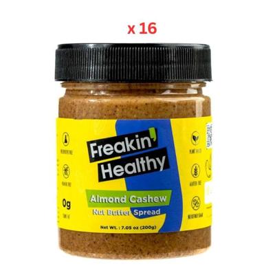 Freakin Healthy Almond Cashew Spread 16 X 200G