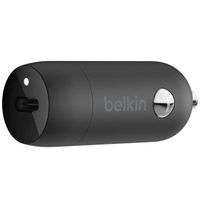 Belkin 20W Car Charger, USB-C Standalone, Black - BL-CC-USBC-A003-20W-Blk