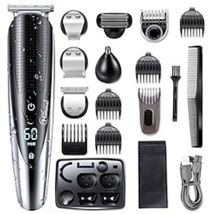 All In One Hair Trimmer For Men Beard Grooming Kit Electric Shaver Body Groomer Hair Clipper Facial  Nose Ear Trimmer Washable Lightinthebox