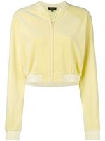 Juicy Couture Swarovski personalisable velour crop jacket - Yellow