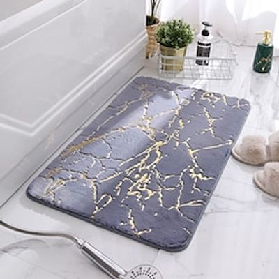 Bath Mats,Anti-Slip Absorbent Carpet,Living Room Bedside Mats,Bedroom Bathroom Sofa Blanket Thickening Floor Mats,Camel Lightinthebox