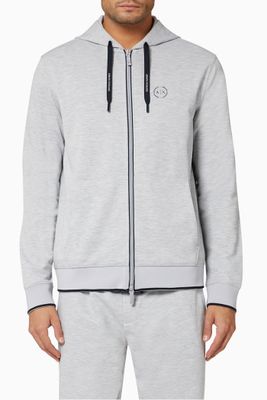 Circle Logo Cotton Viscose Hoodie Circle Logo Cotton Viscose Hoodie