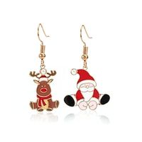 Women's Pearl Drop Earrings Fine Jewelry Classic Santa Suits Elk Personalized Stylish Earrings Jewelry 1# For Christmas Festival 1 Pair Lightinthebox - thumbnail