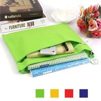 4 Color Non-woven File Holder Cloth Document Organizer Bag