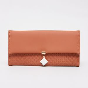 Sasha Solid Long Flap Wallet