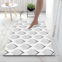 Abstract Graph Bathroom Bath Mats Creative Absorbent Bathroom Rug Diatomaceous Earth Non Slip Lightinthebox