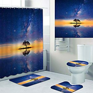 Bathroom Shower Curtains  Hooks Rainbow Neoclassical Polyester Waterproof miniinthebox