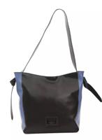 Pompei Donatella Elegant Black Leather Shoulder Bag (PO-5840)