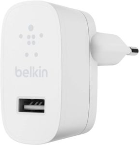 Belkin USB A Wall Charger 12W EU White, WCA002vfWH - BL-AC-A002-2.4A-LTG-WHT