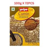Priya Cumin Powder 100g Pack of 72