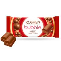 Roshen Aerated Milk Chocolate 80g,(20x2Packs) Carton