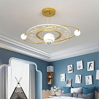 LED Ceiling Light 5565 cm Circle Design Single Design Chandelier Acrylic Artistic Style Modern Style Stylish Painted Finishes LED Modern 220-240V Lightinthebox - thumbnail