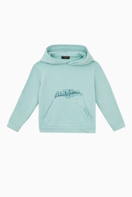 Hoodie with D&G Signature in Jersey Hoodie with D&G Signature in Jersey