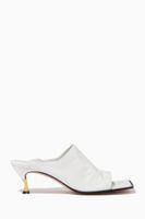 Mule Sandals in Glossy Nappa Mule Sandals in Glossy Nappa