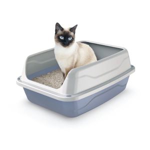 Georplast Sonic High Edge Cat Litter Tray Large (Pack Of 2)