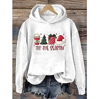 Christmas Christmas Trees Ugly Christmas Sweater  Sweatshirt Hoodie Print Graphic Hoodie For Men's Women's Unisex Adults' Hot Stamping 100% Polyester Casual Daily Festival Lightinthebox