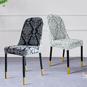 Dinning Chair Cover Stretch Chair Seat Slipcover Spandex with Elastic Bottom Protector for Dining Room Wedding Ceremony Banquet Durable Washable Lightinthebox