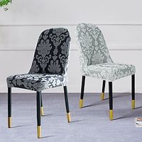 Dinning Chair Cover Stretch Chair Seat Slipcover Spandex with Elastic Bottom Protector for Dining Room Wedding Ceremony Banquet Durable Washable Lightinthebox - thumbnail