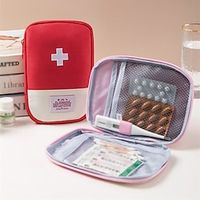 2pcs Mini Portable Medicine Bag Travel First Aid Kit Medicine Bag Storage Bag Survival Kit Medicine Box Outdoor Emergency Camping 2PC Lightinthebox - thumbnail