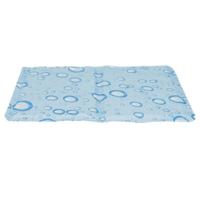 Trixie Cooling Mat With Water Drops Design For Dogs - Light Blue 90X50Cm