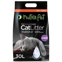 Nutrapet Cat Litter Silica Gel 30L 20Kgs Scented Lavender, Sold Per Box