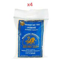 Golden Swan Jasmine Rice 5Kg Pack of 4