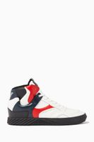 Panelled High-Top Leather Sneakers Panelled High-Top Leather Sneakers