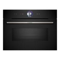 Bosch Series 8 Built-In Compact Oven with Microwave Function 60 x 45 cm Black (CMG7361B1M)