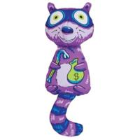 Petmate Fat Cat Mischief Makers Raccoon Toy