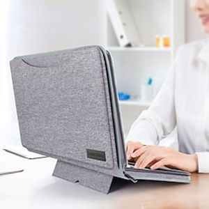 Laptop Briefcases 12 14 15.6 inch, Waterpoof Shockproof, Fit for Macbook Air Pro, HP, Dell, Lenovo, Asus, Acer, Chromebook Notebook, Oxford Cloth Solid Color, for Office  Schools miniinthebox