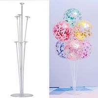 6set Birthday Balloon Stand Stick DIY Party Decoration Latex Balloons Table Floating Letter Balloons Supporting Rod(No balloons) Lightinthebox - thumbnail