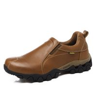 Men Genuine Leather Wearable Resistant Breathable Outdoor Soft Casual Shoes