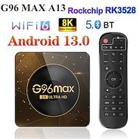 G96 MAX A13 Smart TV Box Android 13 Rockchip RK3528 8K 2.4G5G WiFi BT5.0 Media Player 2GB 4GB 32GB 64GB ROM Youtube Set Top Box Lightinthebox - thumbnail