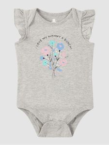 Baby Graphic  Ruffle Bodysuit