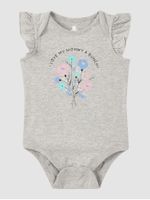 Baby Graphic  Ruffle Bodysuit - thumbnail