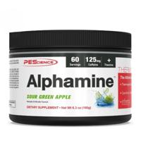 PEScience Alphamine Pre Sour Green Apple 60serv - thumbnail