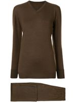 Chanel Pre-Owned 1994 knitted trousers and jumper set - Brown