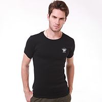 Men's T shirt Hiking Tee shirt Military Tactical Shirt Short Sleeve Tee Tshirt Top Outdoor Quick Dry Lightweight Breathable Sweat wicking Autumn  Fall Spring Summer White Black Green Fishing Lightinthebox - thumbnail