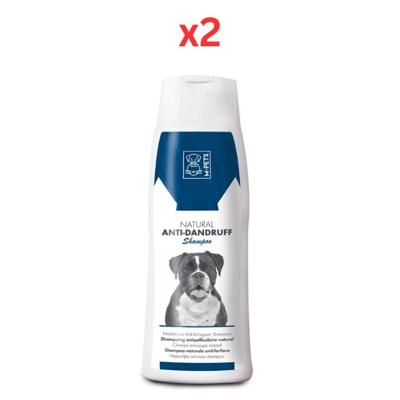 M-Pets Natural Anti-Dandruff Shampoo For Dog 250ml (Pack of 2)
