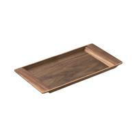 Kinto Sepia Non-Slip Tray (36 x 18cm) - Walnut - thumbnail