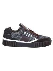 Black Leather Sneakers