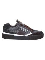 Black Leather Sneakers - thumbnail