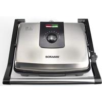 Sonashi 2000Watt Contact Grill, 4 Slice Press Grill - SGT-854N