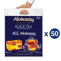 Alokozay Shopping Bags - Pack Of 50 Pcs Assorted - 41 X 52 Cm