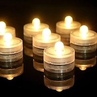 12PCS 9 Colors Submersible LED Lights,Waterproof Tea Lights,Submersible Pool Lights,Underwater Light Battery Sub LED Lights PondFishing Celebration Flameless Party Wedding Birthday New Year Christmas miniinthebox - thumbnail