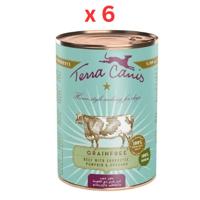 Terra Canis Grain Free Beef Dog Wet Food - 400G X 6 Terra Canis Grain Free Beef Dog Wet Food - 400G X 6