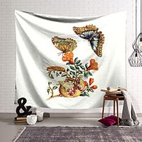 Wall Hanging Tapestry Wall Carpet Wall Art Wall Decoration Tapestry Wall Decoration Butterfly Fresh Fruit Pattern Tapestry miniinthebox - thumbnail