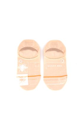 Womens Queen Bee Super Invisible Socks Natural Womens Queen Bee Super Invisible Socks Natural