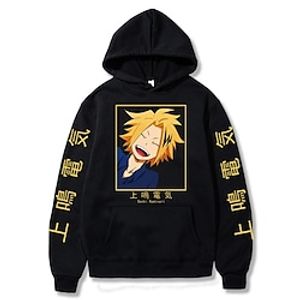 My Hero Academia / Boku No Hero Kaminari Denki Anime Cartoon Manga Print Harajuku Graphic Kawaii Hoodie For Men's Women's Adults' Hot Stamping Polyster miniinthebox