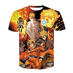 Inspired by Naruto Hatake Kakashi Anime Cartoon Polyester  Cotton Blend 3D 3D Harajuku Graphic T-shirt For Women's  Men's Lightinthebox